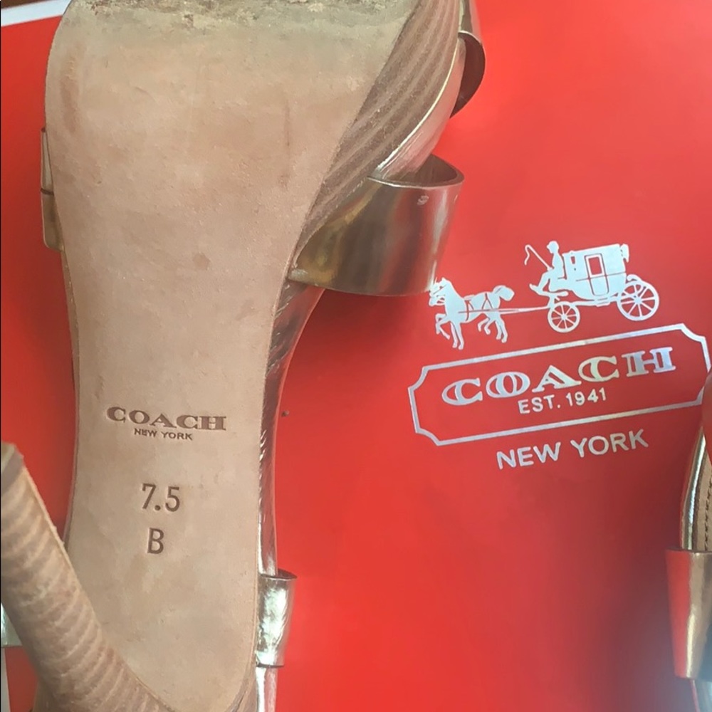 Coach Platforms Size 7.5 - With Box - Picture 2 of 3